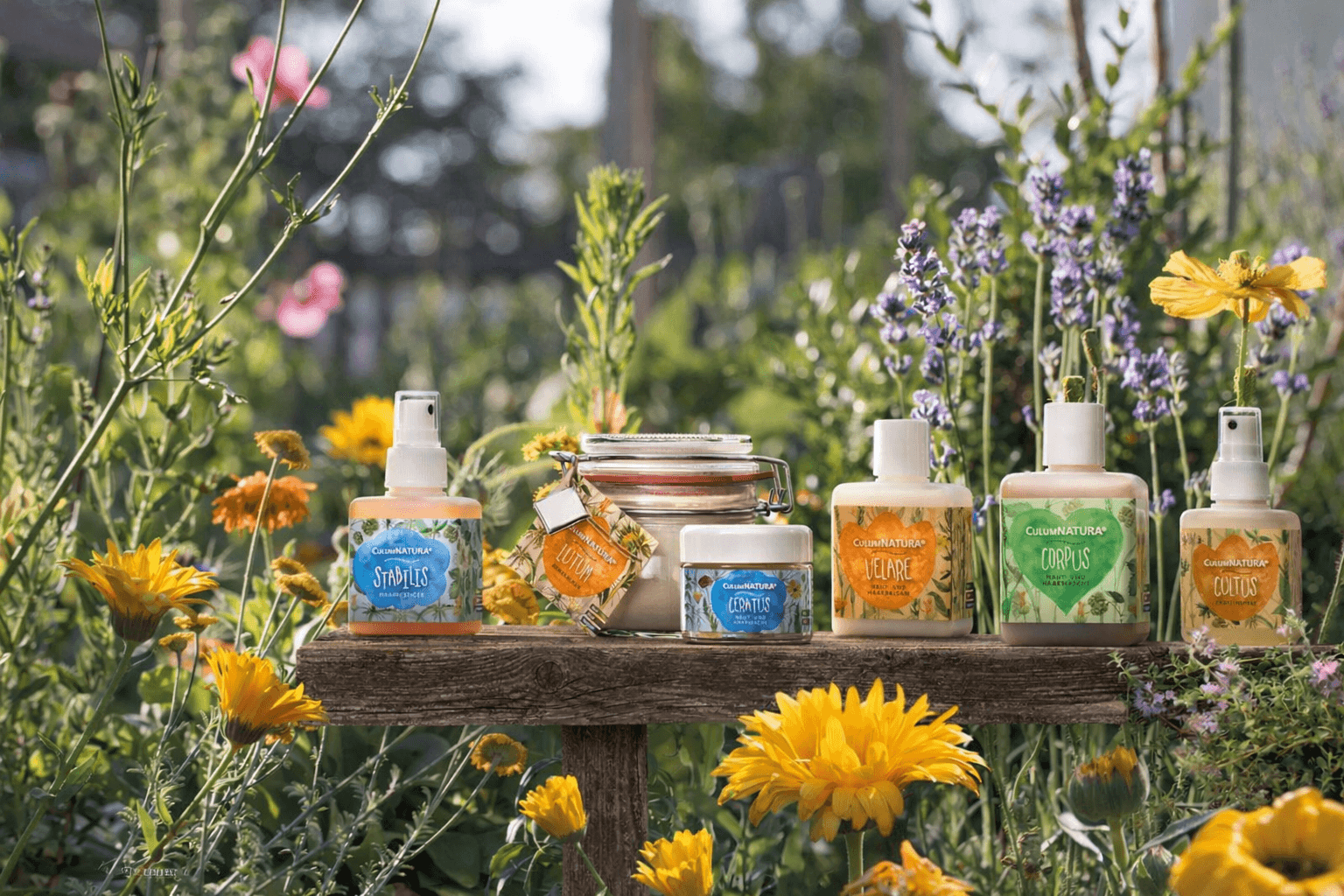 Die vollständige Produktpalette von CulumNATURA im Garten